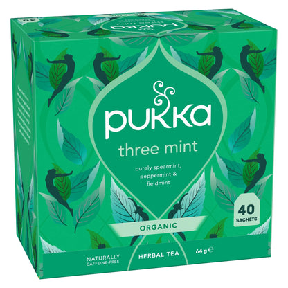 Organic Three Mint Tea With Peppermint by Pukka