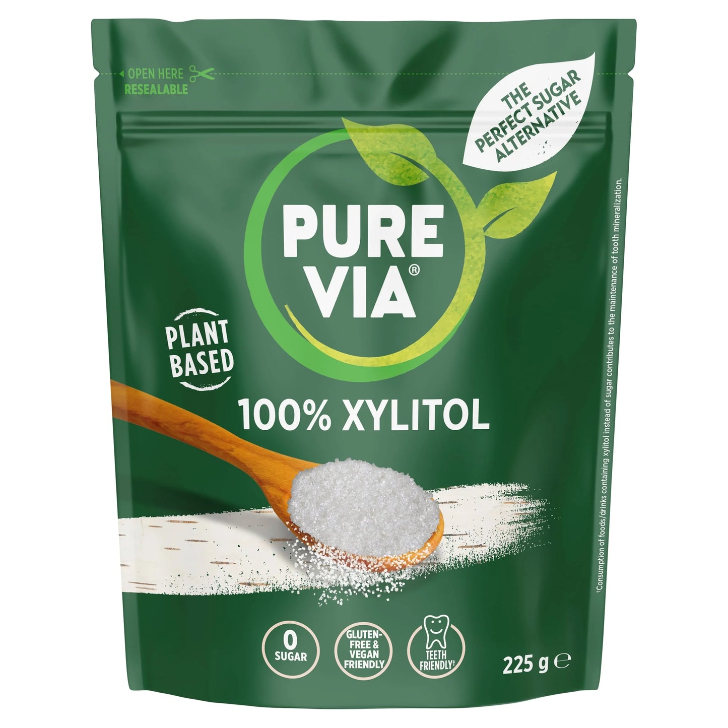 Pure Via 100% Xylitol Plant Based 225g by PUREVIA