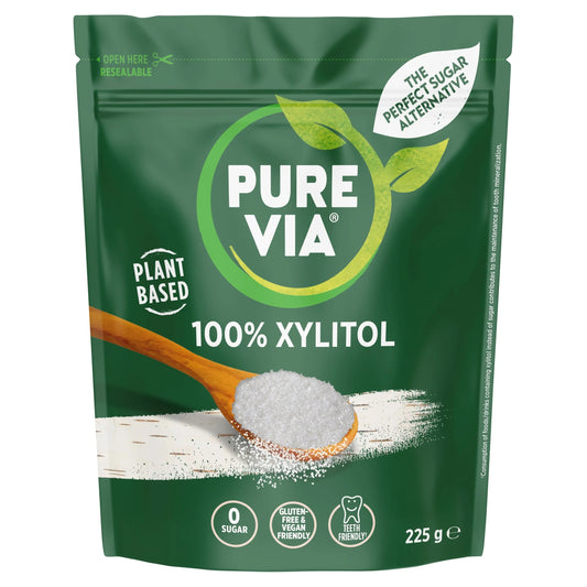 Pure Via 100% Xylitol Plant Based 225g by PUREVIA