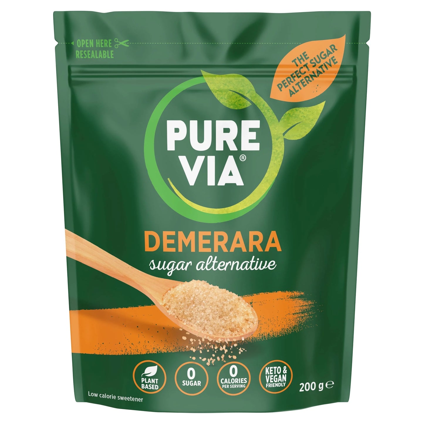 Pure Via Demerara Sugar Alternative 200g by PUREVIA
