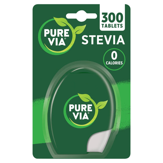 Pure Via Stevia Leaf Sweetener 300 Tablets by PUREVIA