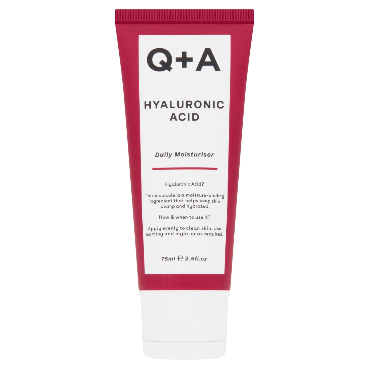 Hyaluronic Acid Daily Moisturiser 75ml by Q+A