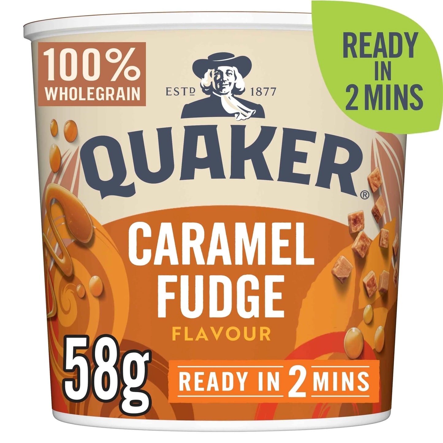 Caramel Fudge Porridge Pot 58g by QUAKER