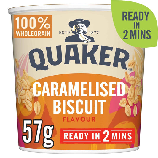 Caramelised Biscuit Porridge Pot 57g by QUAKER