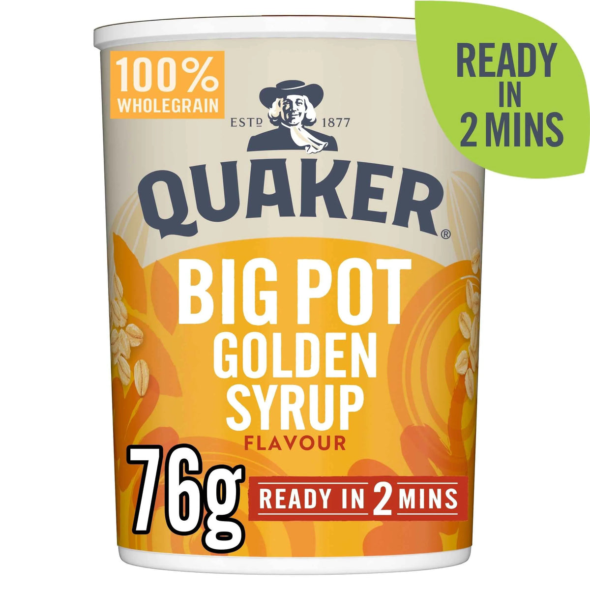 Golden Syrup Porridge Big Pot 76g by QUAKER