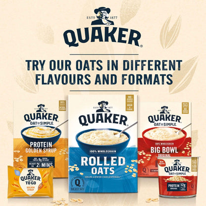 Oat So Simple Big Bowl Original Porridge Sachets 6x38.5g by QUAKER