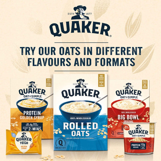 Oat So Simple Big Bowl Original Porridge Sachets 6x38.5g by QUAKER