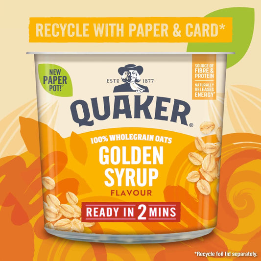 Oat So Simple Golden Syrup Porridge by QUAKER