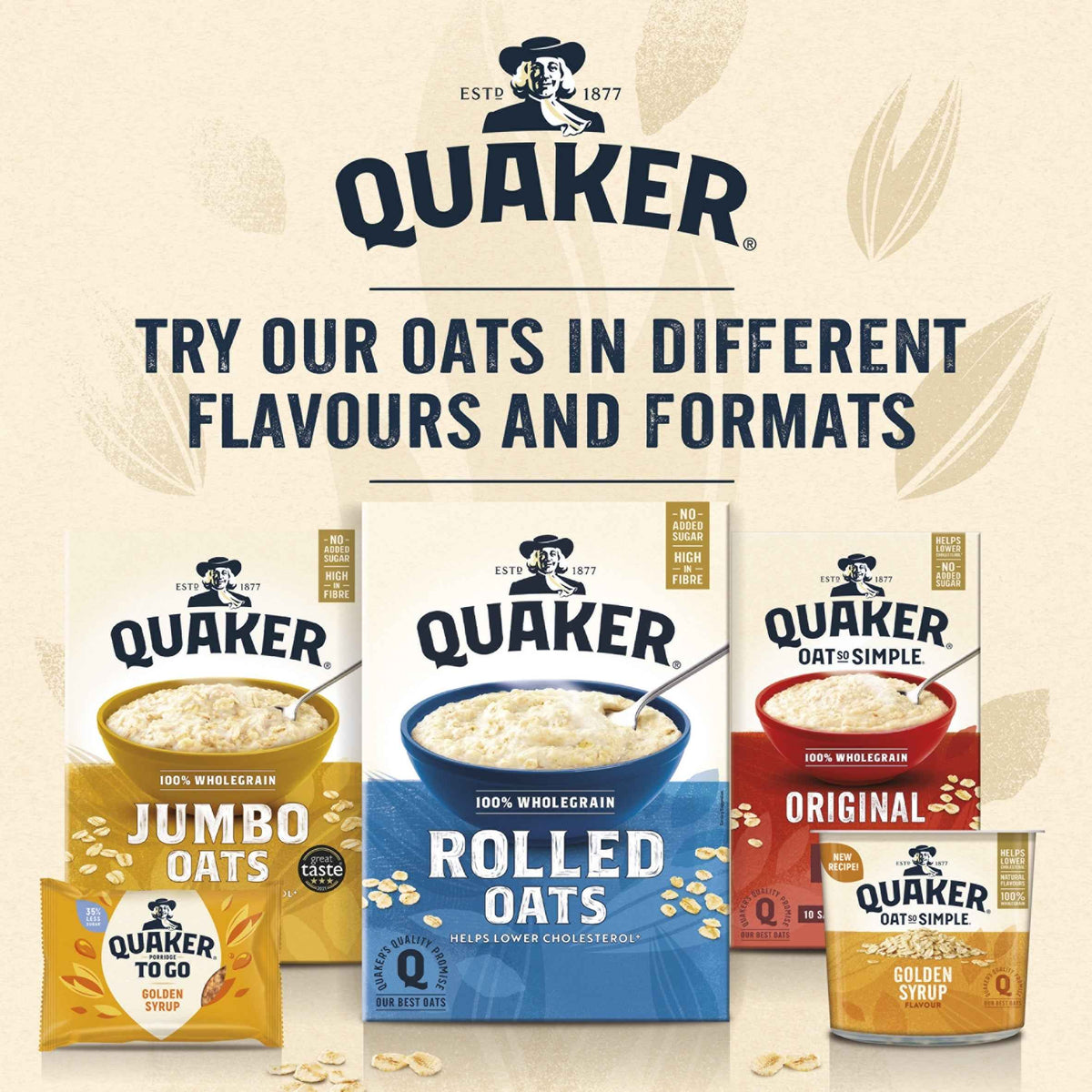 Oat So Simple Golden Syrup Porridge by QUAKER