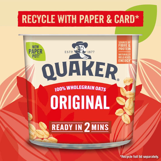 Oat So Simple Original Porridge Pot 45g by QUAKER