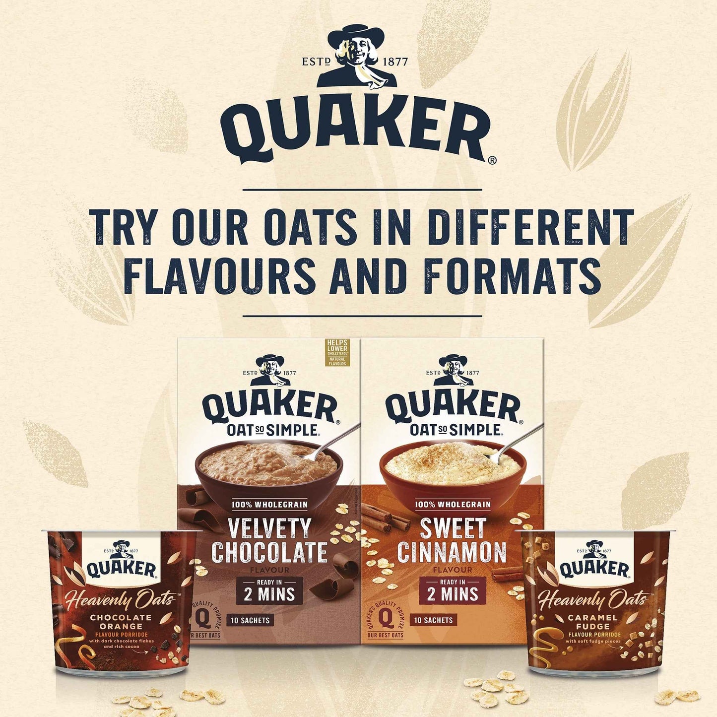 Oat So Simple Sweet Cinnamon Porridge by QUAKER