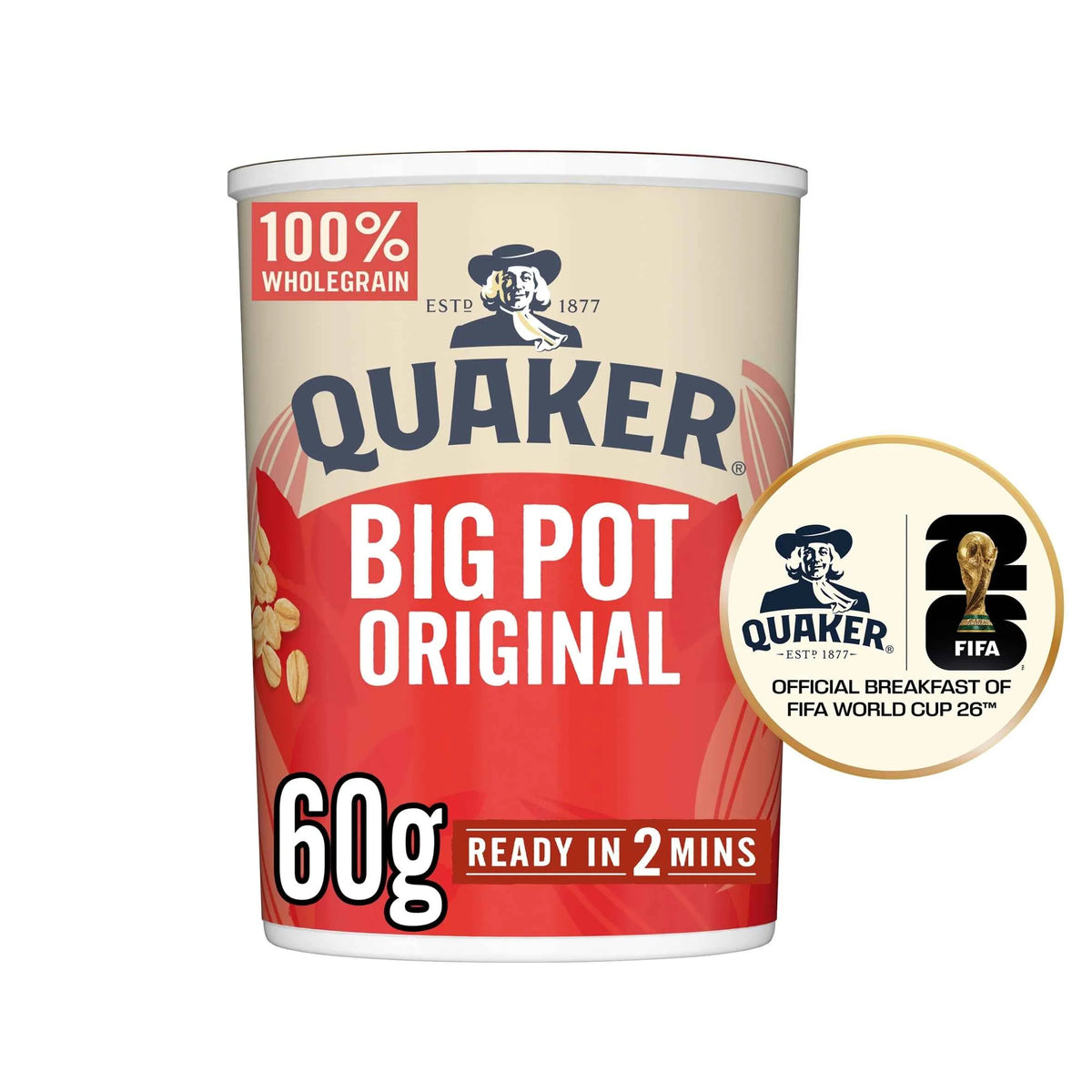 Oss Original Oats Big Pot 60g by QUAKER