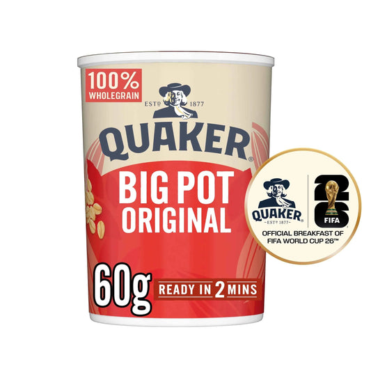 Oss Original Oats Big Pot 60g by QUAKER