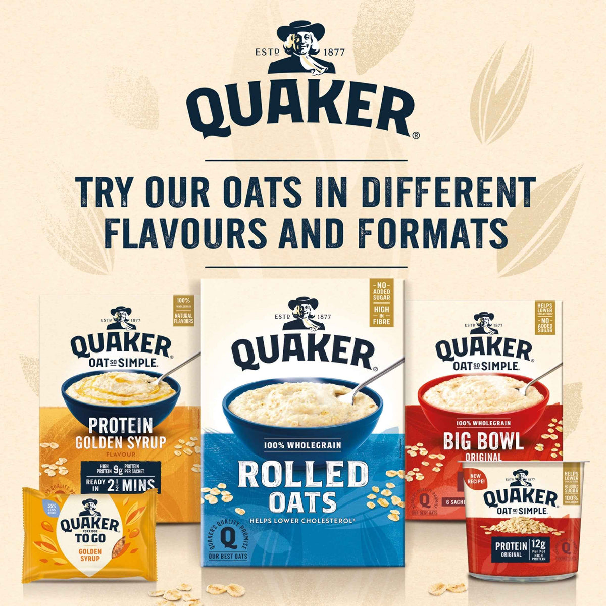 Oss Original Oats Big Pot 60g by QUAKER