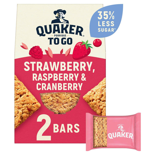 Porridge To Go Strawberry Raspberry & by QUAKER