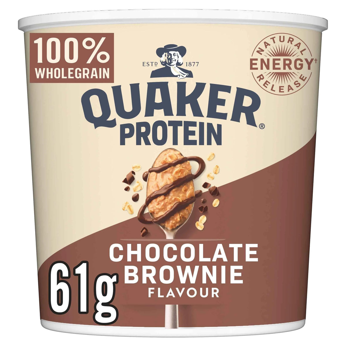 Protein Chocolate Brownie Flavour 61g by QUAKER