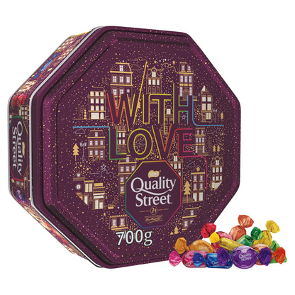 Chocolate Sharing Tin 700g by Quality Street at The British Vault