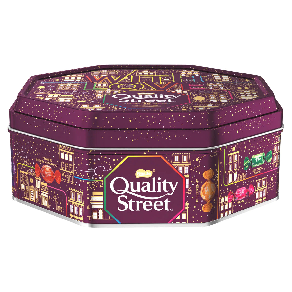 Chocolate Sharing Tin 700g by Quality Street at The British Vault