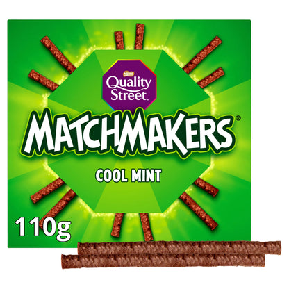 Matchmaker Cool Mint 110g by Quality Street at The British Vault