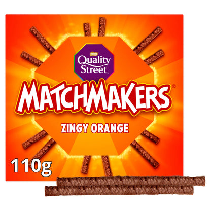 Matchmakers Zingy Orange 110g by Quality Street at The British Vault
