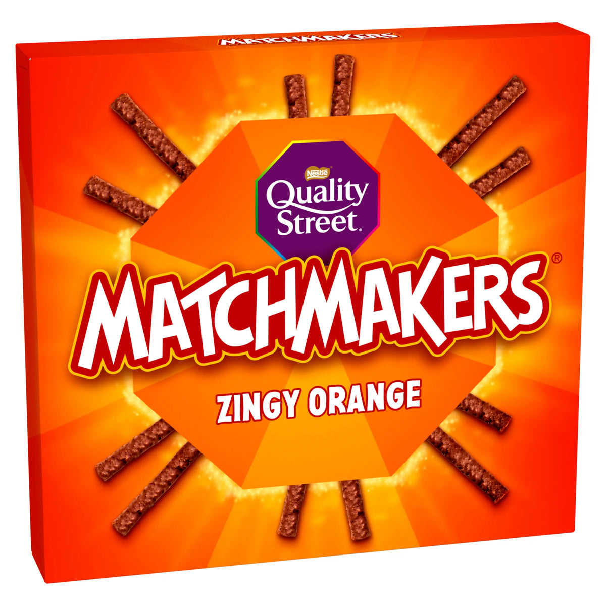 Matchmakers Zingy Orange 110g by Quality Street at The British Vault