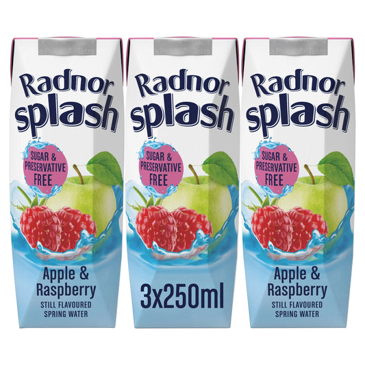 Splash Apple & Raspberry 3 X 250ml by Radnor