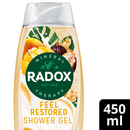 Feel Restored Shower Gel Body Wash 450ml by RADOX
