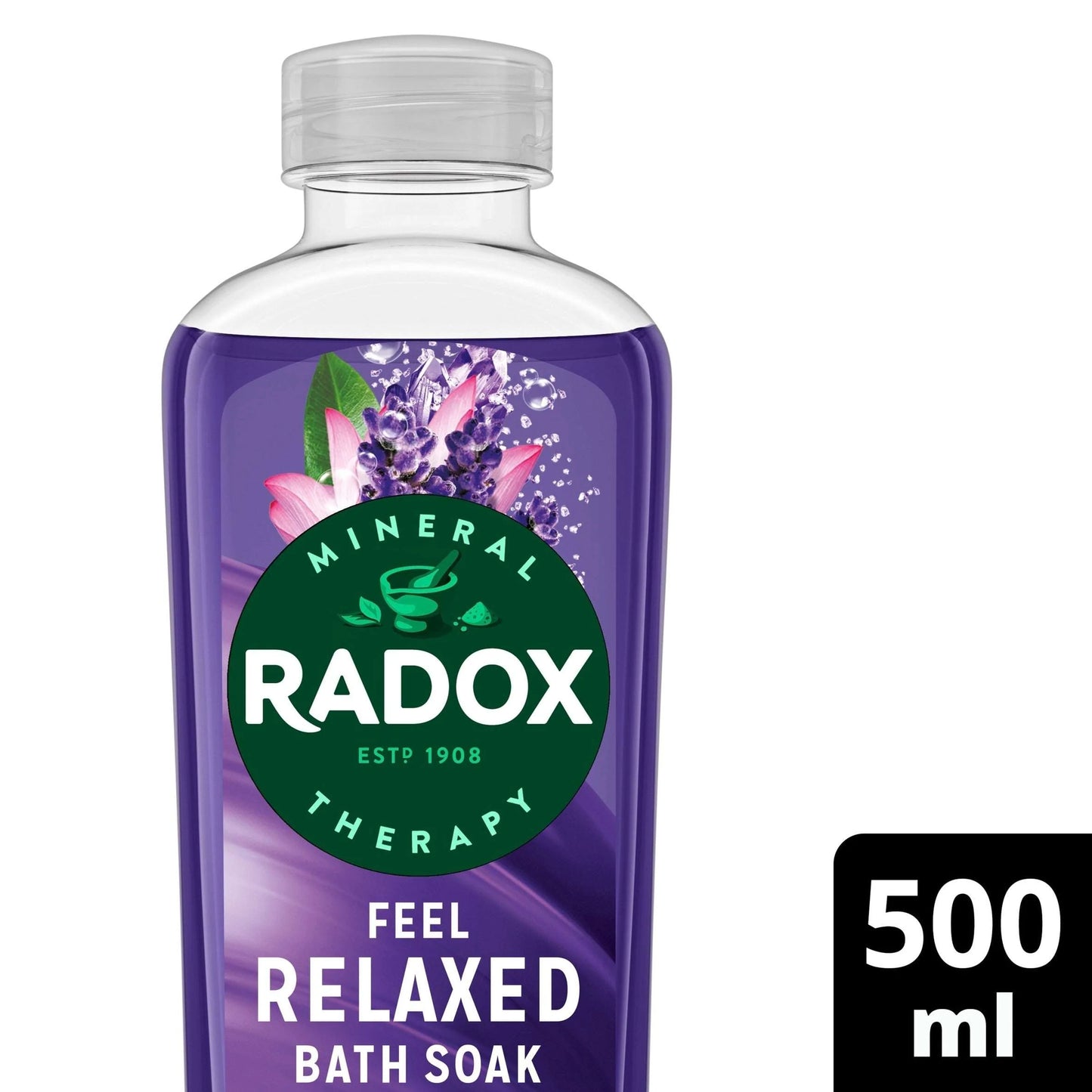 Lavender Feel Relaxed Bath Soak Bubble by RADOX