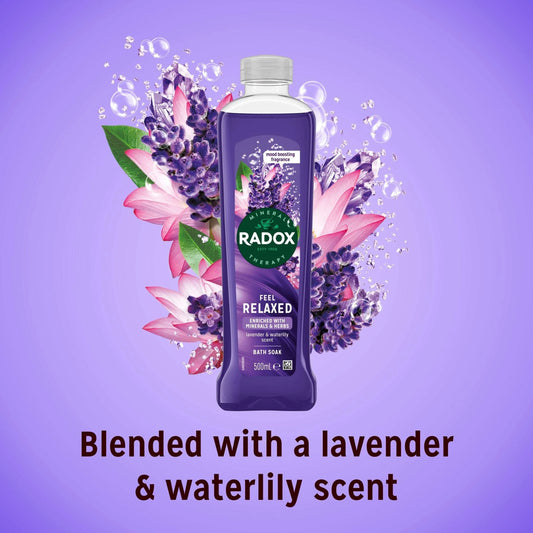 Lavender Feel Relaxed Bath Soak Bubble by RADOX