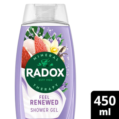 Lychee & Vanilla Feel Renewed Shower by RADOX