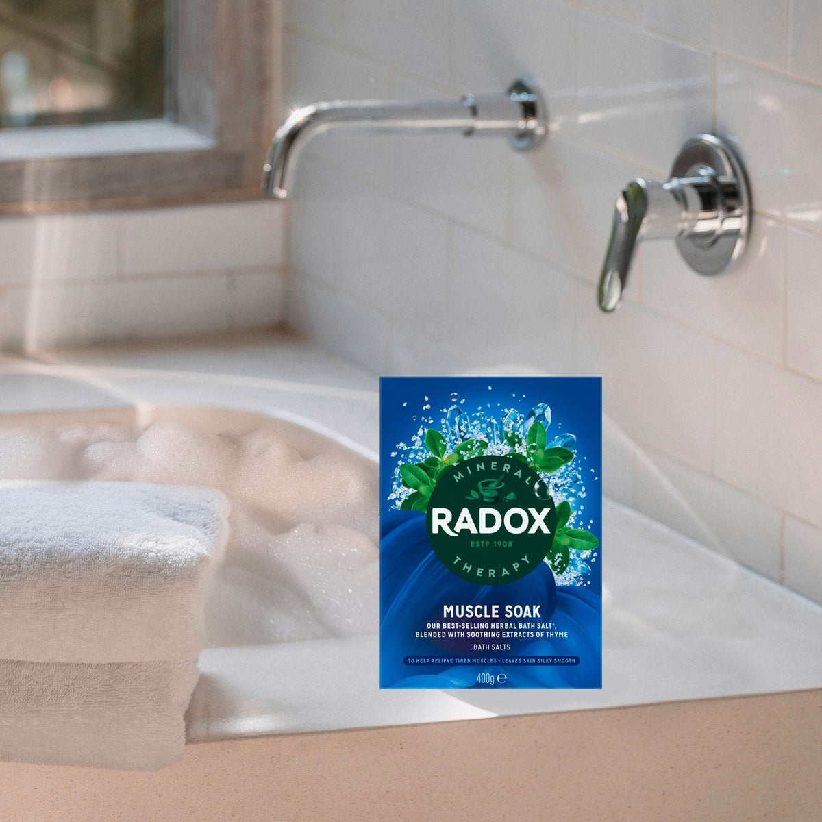 Muscle Soak Bath Salts 400g by RADOX