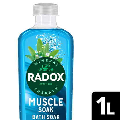 Muscle Soak Bath Soak Bubble Bath 1l by RADOX