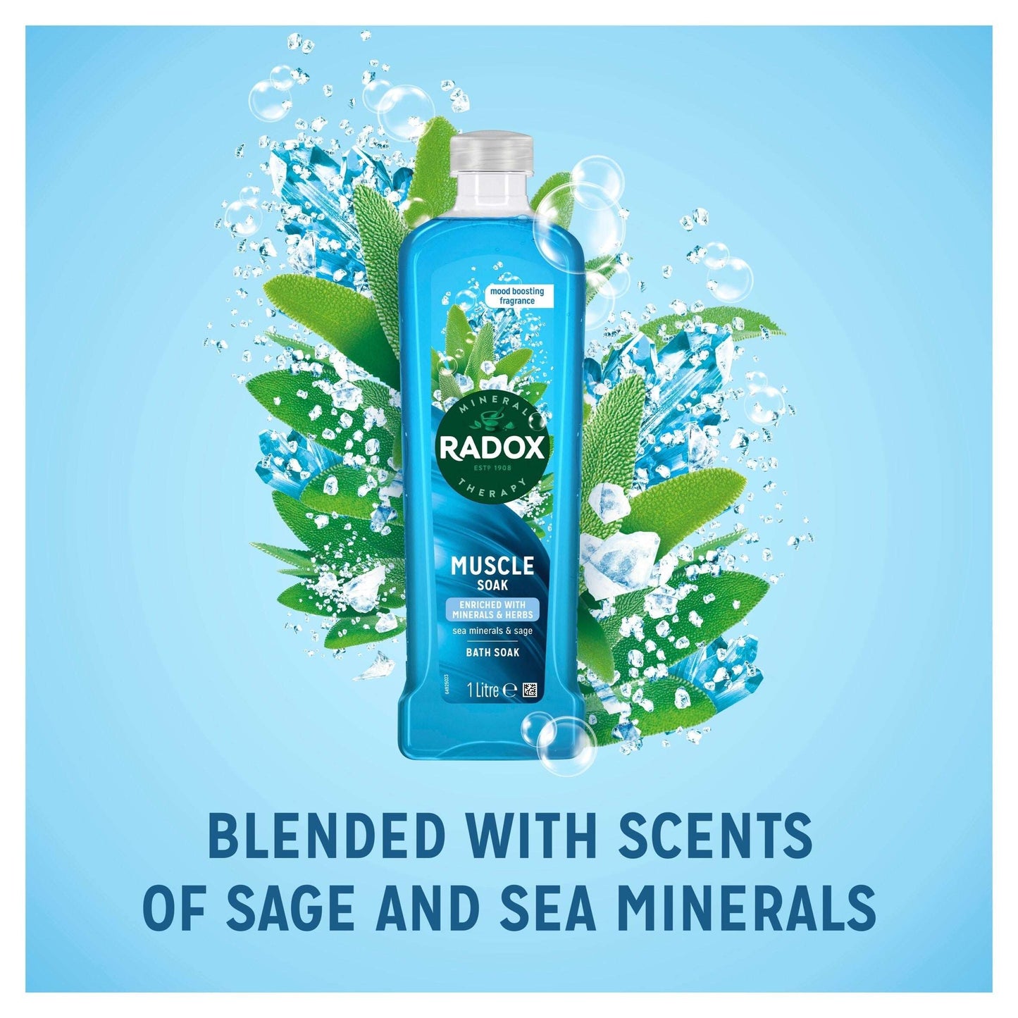 Muscle Soak Bath Soak Bubble Bath 1l by RADOX