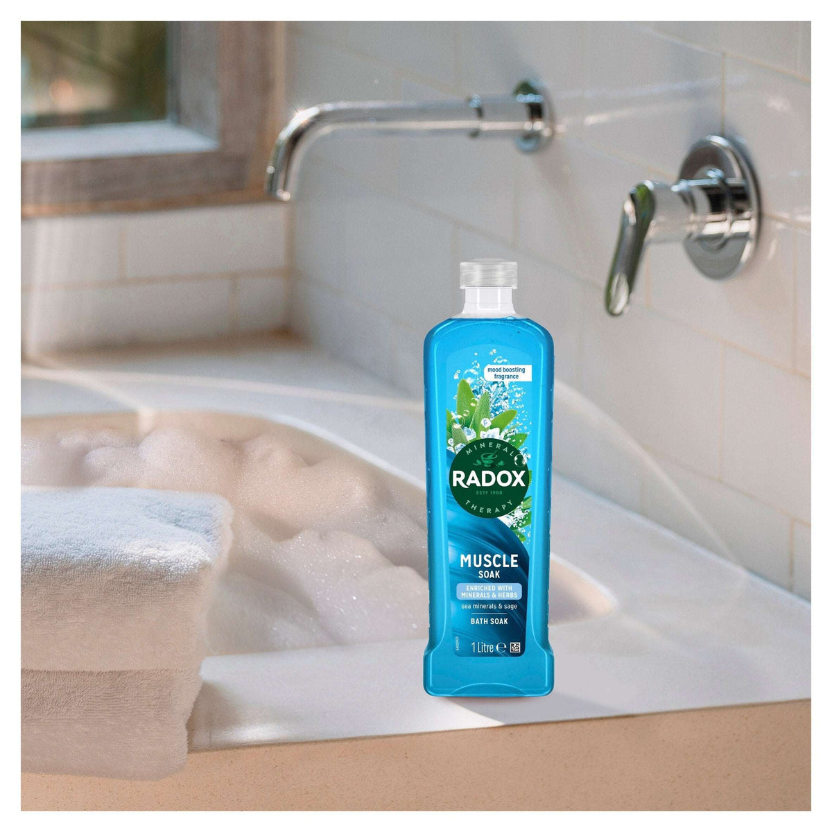 Muscle Soak Bath Soak Bubble Bath 1l by RADOX