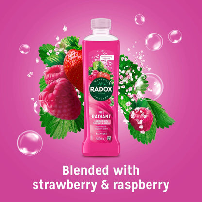 Strawberry Feel Radiant Bath Soak by RADOX