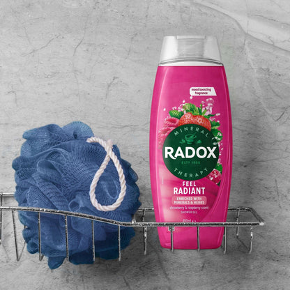Strawberry Feel Radiant Shower Gel Body Wash 450ml by RADOX