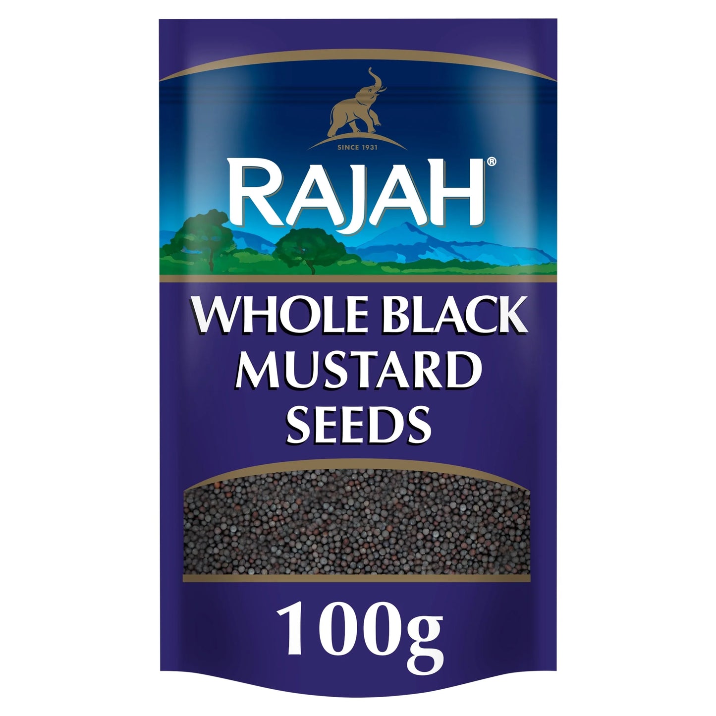 Whole Black Mustard Seeds 100g by RAJAH