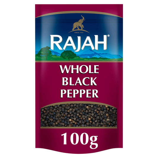 Whole Black Pepper 100g by RAJAH