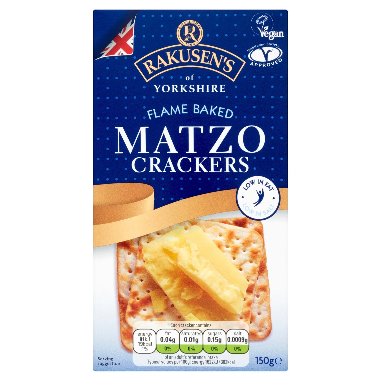 Matzo Crackers 150g by RAKUSENS