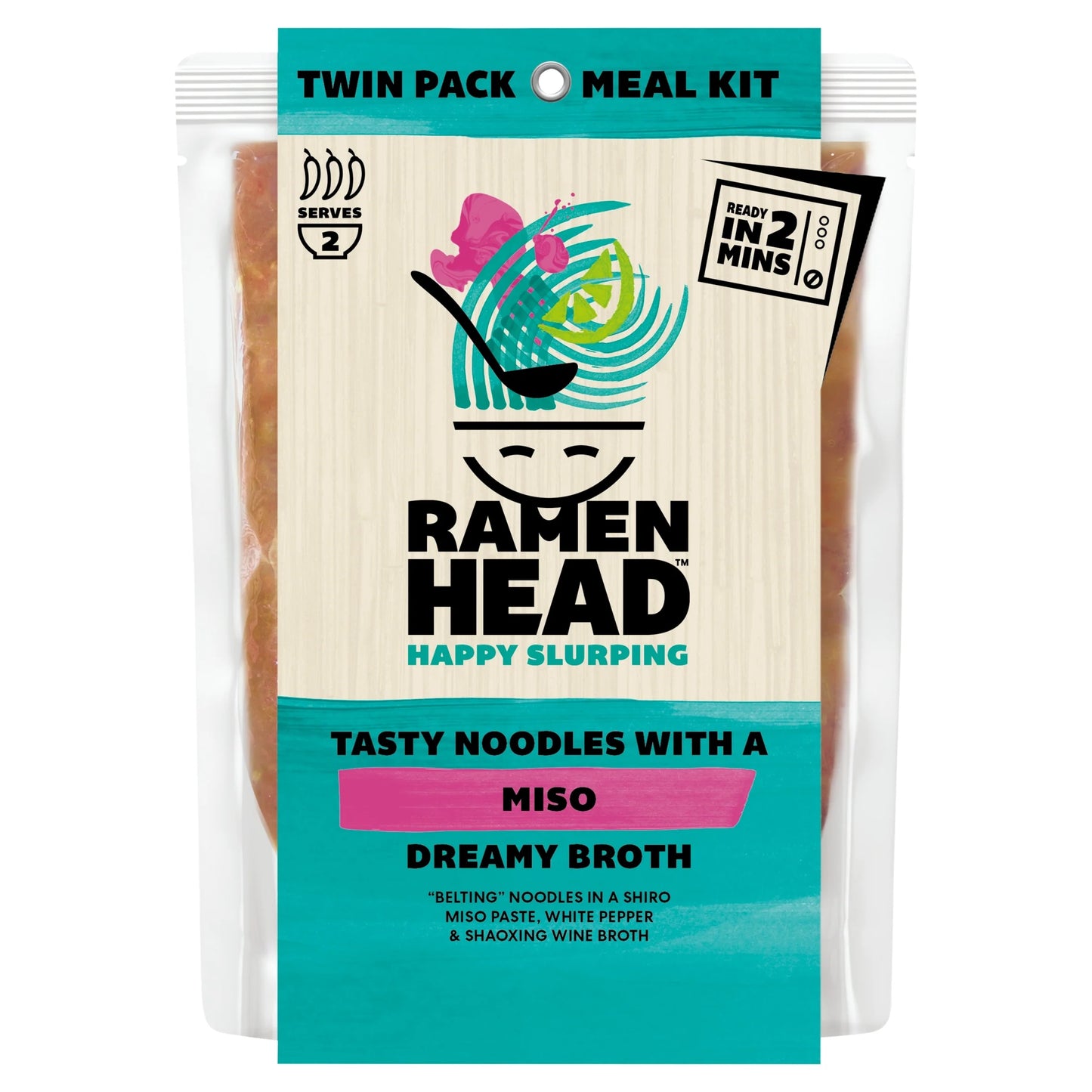 Ramenhead Miso Noodle & Broth 450g by RAMEN HEAD