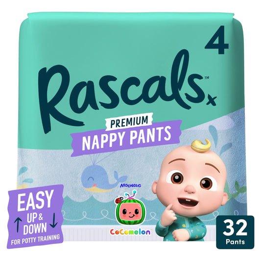 Premium Cocomelon Nappy Pants Size 4 by Rascals