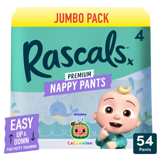 Premium Cocomelon Nappy Pants Size 4 by Rascals