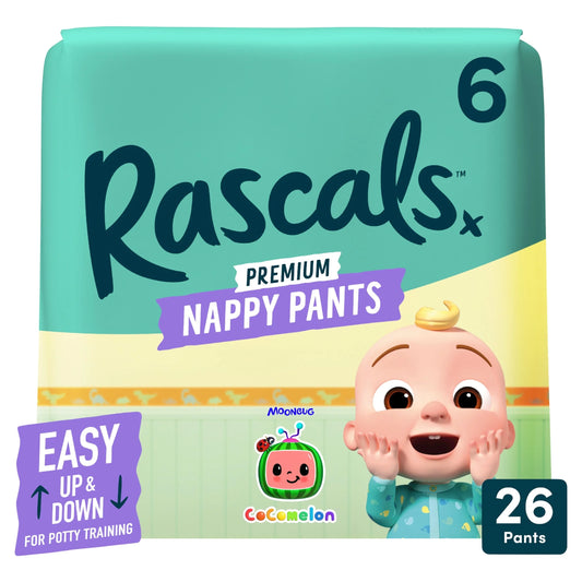 Premium Cocomelon Nappy Pants Size 6 by Rascals
