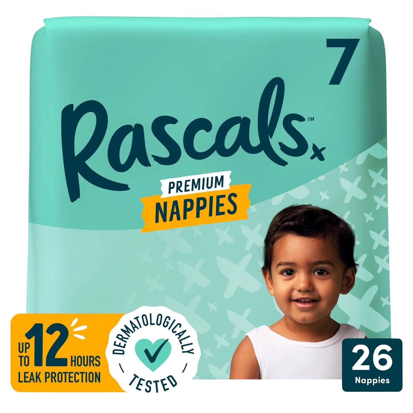 Premium Nappies Size 7 26 Pack by Rascals