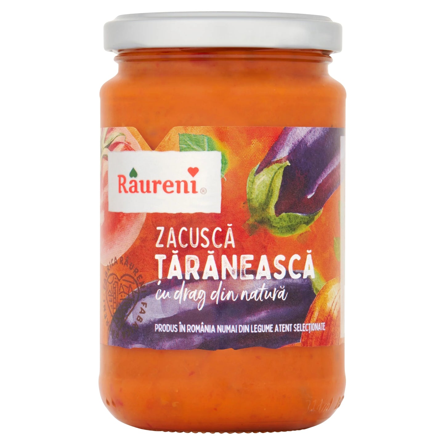 Raureni Rustic Zacusca Eggplant 300g by RAVELLI
