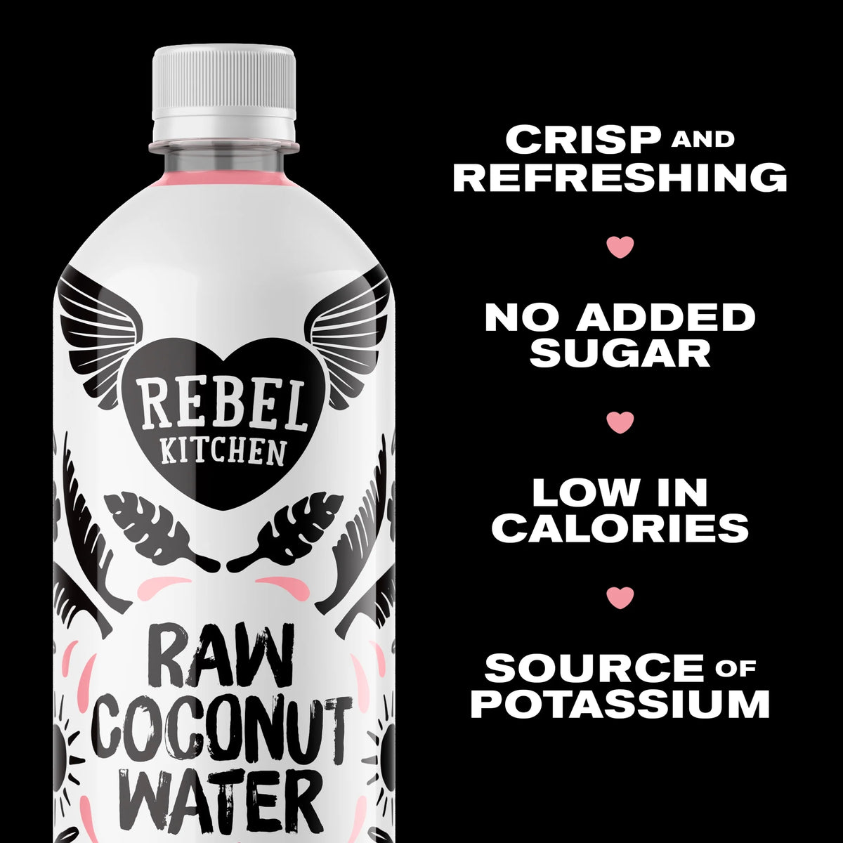Raw Coconut Water Natural Electrolytes 750ml by REBEL KITCHEN