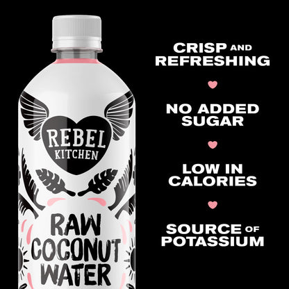 Raw Coconut Water Natural Electrolytes 750ml by REBEL KITCHEN