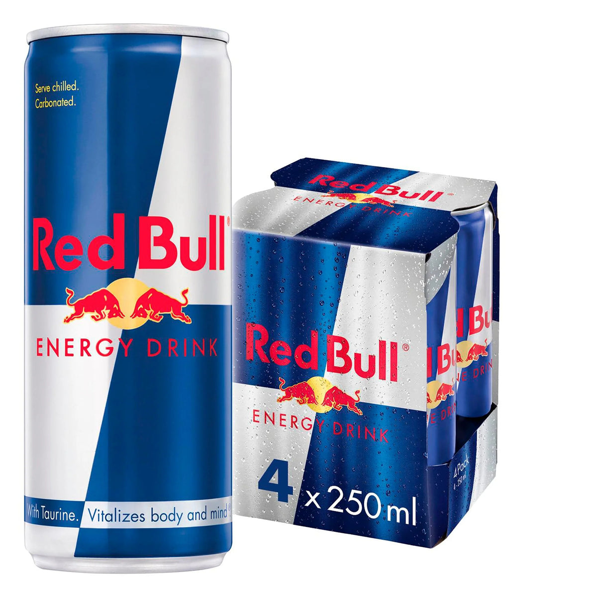 Energy Drink 4 X 250ml by Red Bull