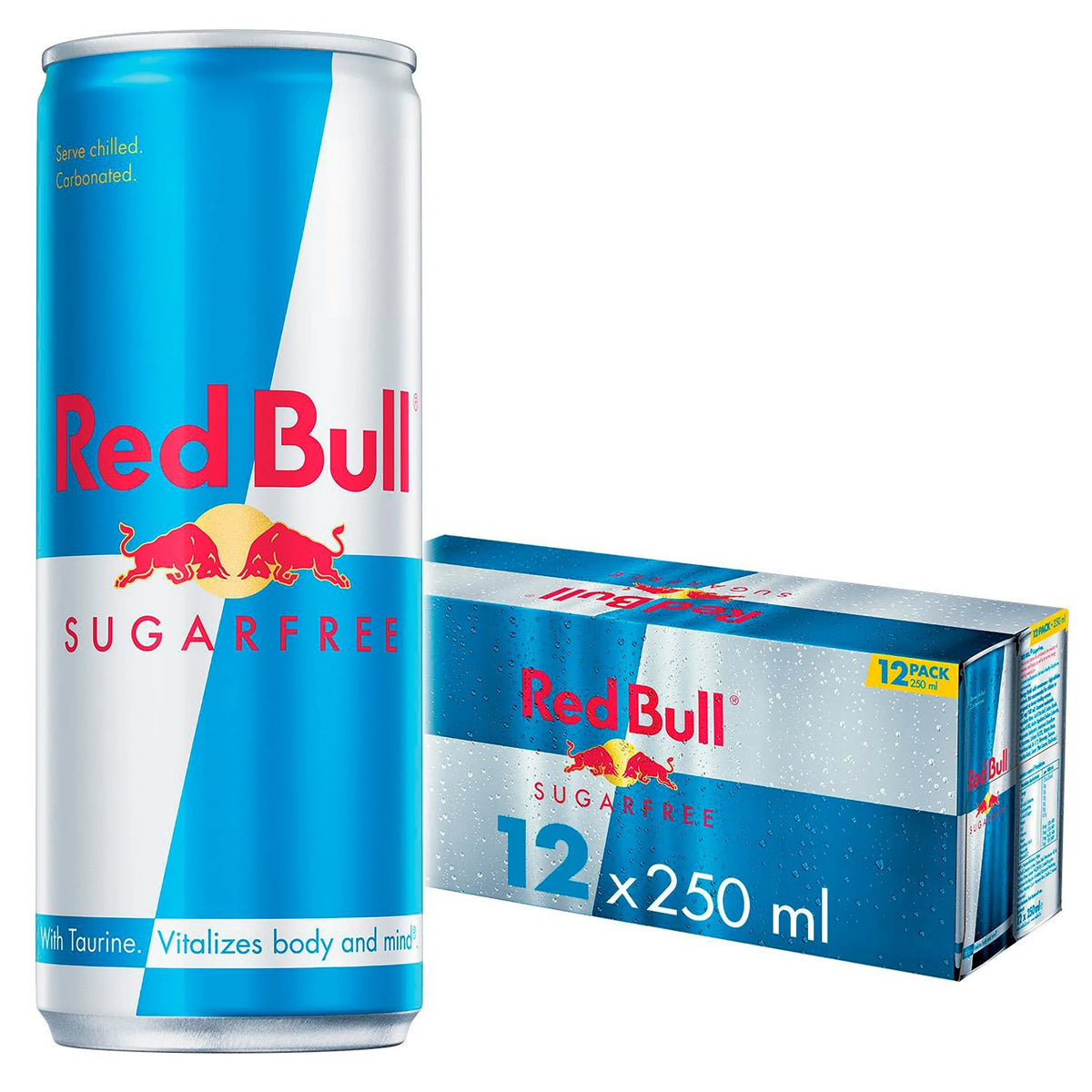 Sugar Free Energy Drink 12 X 250ml by Red Bull