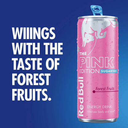 The Pink Edition Sugarfree Energy by Red Bull